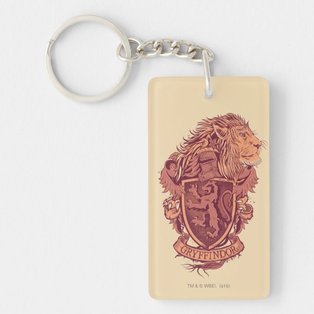 Llavero Harry Potter | Gryffindor Lion Escudo (Frente)