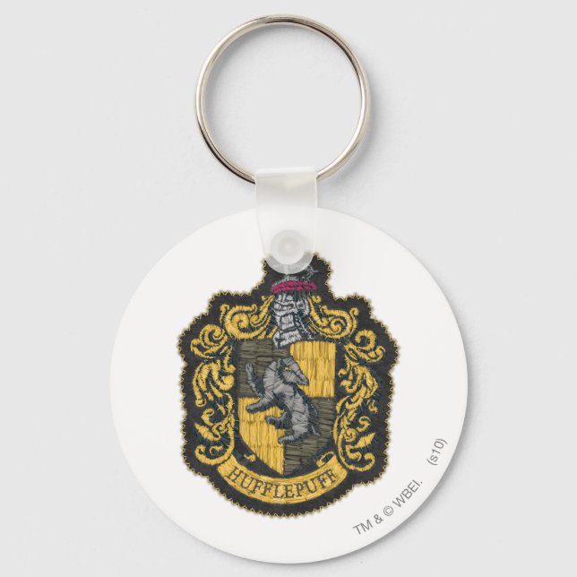 Llavero Harry Potter | Parche Escudo Hufflepuff (Anverso)
