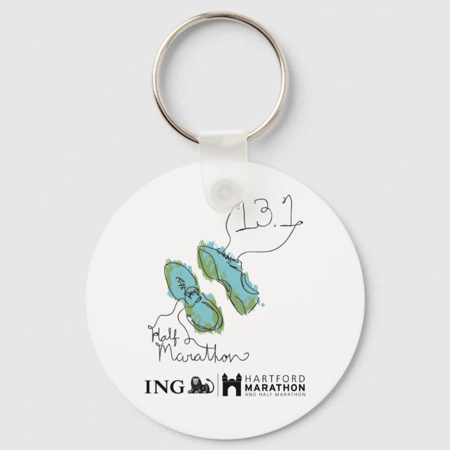 Llavero Hartford Half-Marathon: Shoes (Anverso)