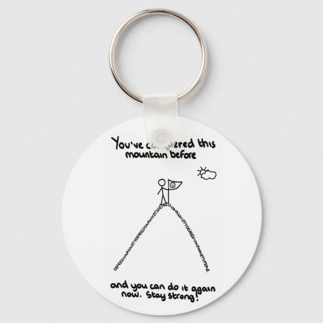 Llavero Has conquistado esta montaña antes (Anverso)