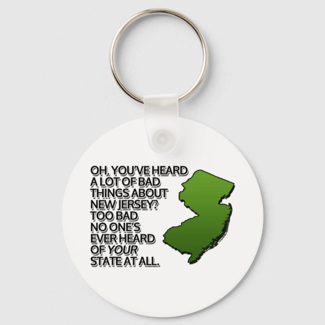 Llavero ¿Has oído muchas cosas malas de NJ? (Anverso)