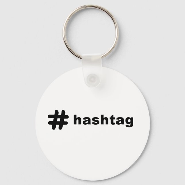 Llavero #hashtag (Anverso)