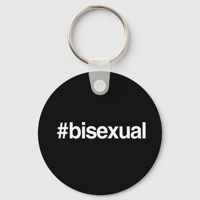 LLAVERO HASHTAG BISEXUAL (Anverso)
