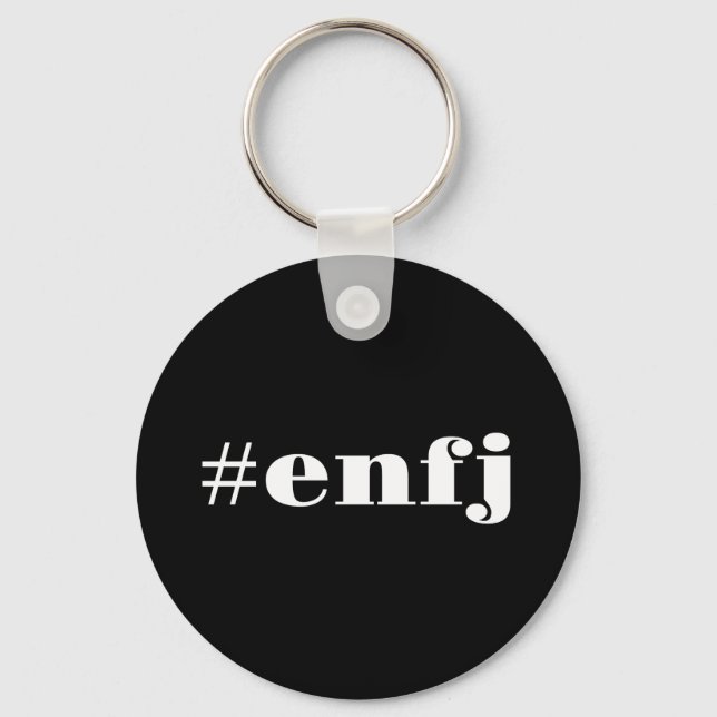 Llavero hashtag enfj personality pride (Anverso)