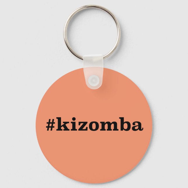 Llavero Hashtag Kizomba (Anverso)