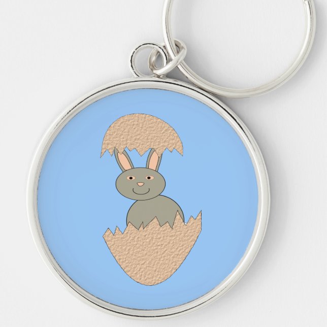 Llavero Hatching de Bunny de Egg Weird Keychain (Frente)
