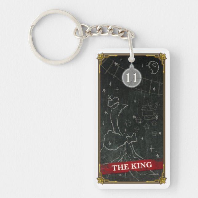 Llavero Hatoful Advent calendar 11: The King (Frente)