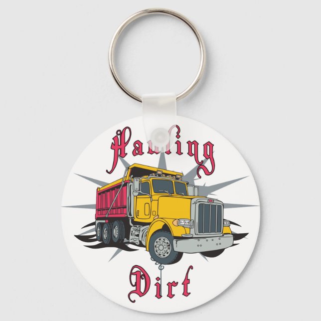 Llavero Hauling Dirt Dump Truck (Anverso)