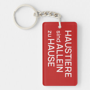 Llavero Haustiere zu Hause Keychain
