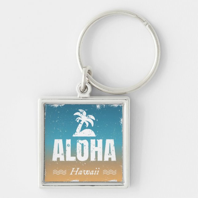 Llavero Hawaiana retra Hawaii (Frente)