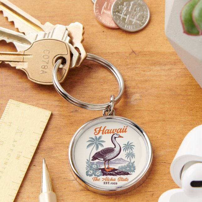 Llavero Hawaii Aloha State Vintage Goose Graphic  (Subido por el creador)