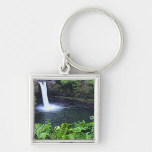 Llavero Hawaii, Isla Grande, Hilo, Cataratas Arcoiris, Luj