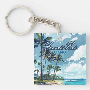 Llavero Hawaii Kai Honolulu Oahu Hawaii Retro