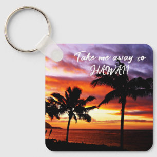 Llavero Hawaii Sunset Keychain