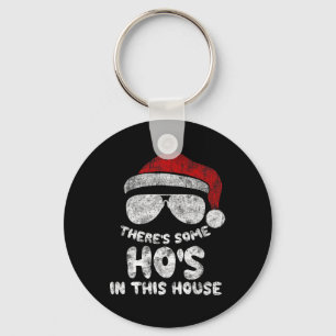 Llavero Hay algunos Ho's Ho's en esta casa graciosa Santa