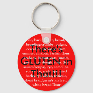 Llavero ¡Hay GLUTEN en eso!