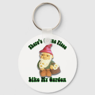 Llavero Hay Gnome Place Like My Garden Keychain