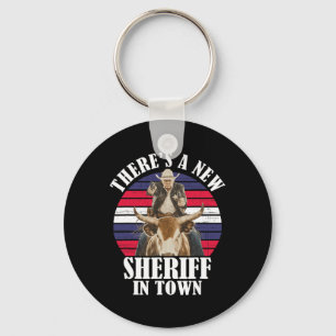 Llavero Hay un nuevo sheriff en la ciudad divertido diseño