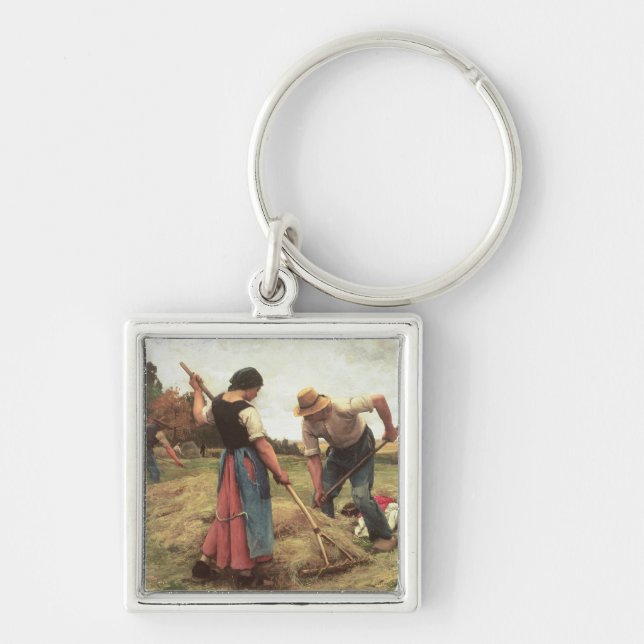 Llavero Haymaking, 1880 (Frente)