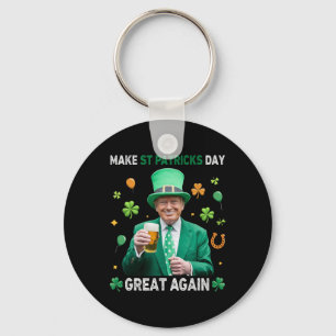 Llavero Haz de nuevo genial el día de San Patricio Duende