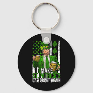 Llavero Haz el Día de San Patricio Grande de Nuevo Camiset