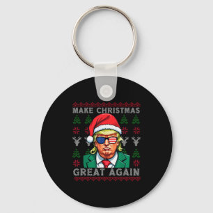 Llavero Haz la Navidad Grande Otra Vez-trump Navidad Diver