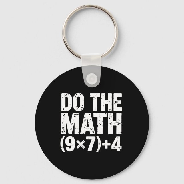 Llavero Haz Las Matemáticas 67 Meme Divertido Seis Siete P (Anverso)