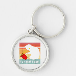 Llavero Haz Lo Que Quiero Que Sea Gracioso La Copa Roja De