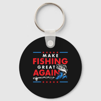 Llavero Haz Que La Pesca Sea Grande De Nuevo Funny Fisherm