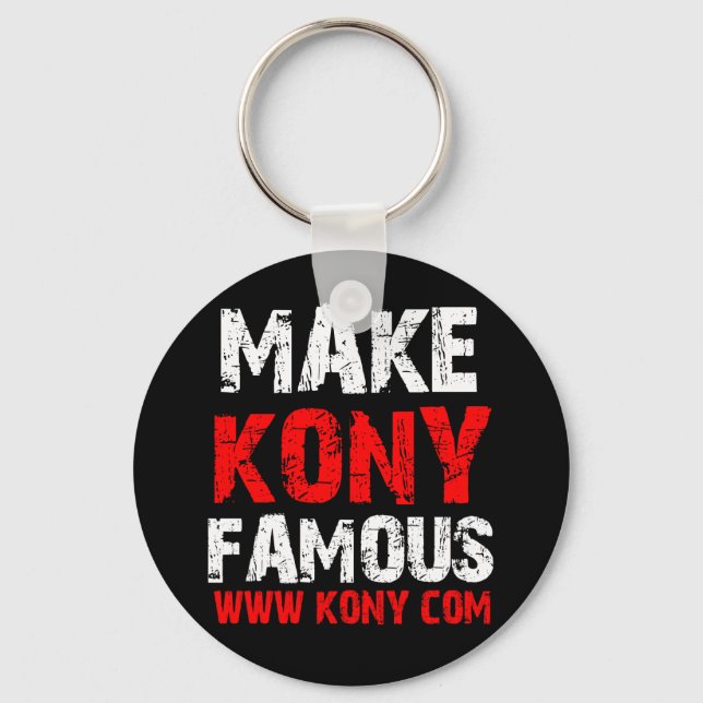 Llavero Hazte famoso a Kony - Kony 2012 (Anverso)