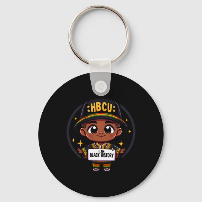 Llavero Hbcu Históricamente Black College Apparel Black Hi (Anverso)