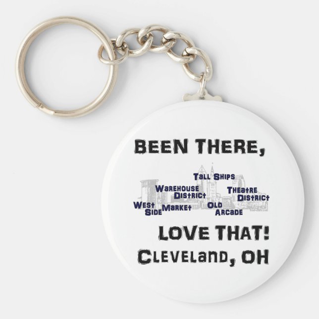 Llavero He estado ahí, me encanta (Frente)