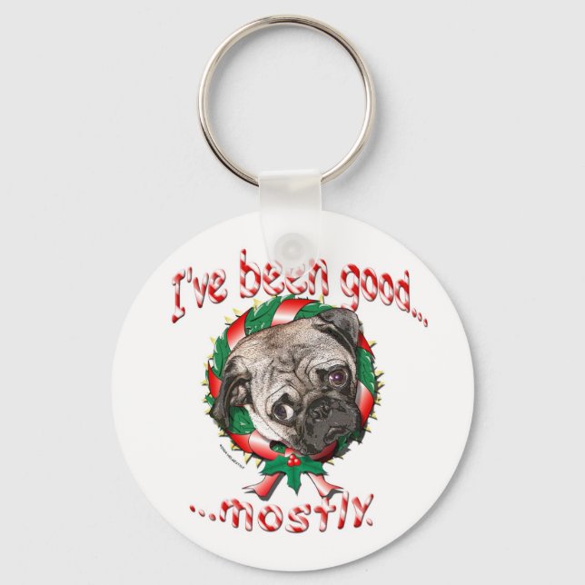 Llavero He estado bien... ¡En su mayoría! Keychain Navidad (Anverso)