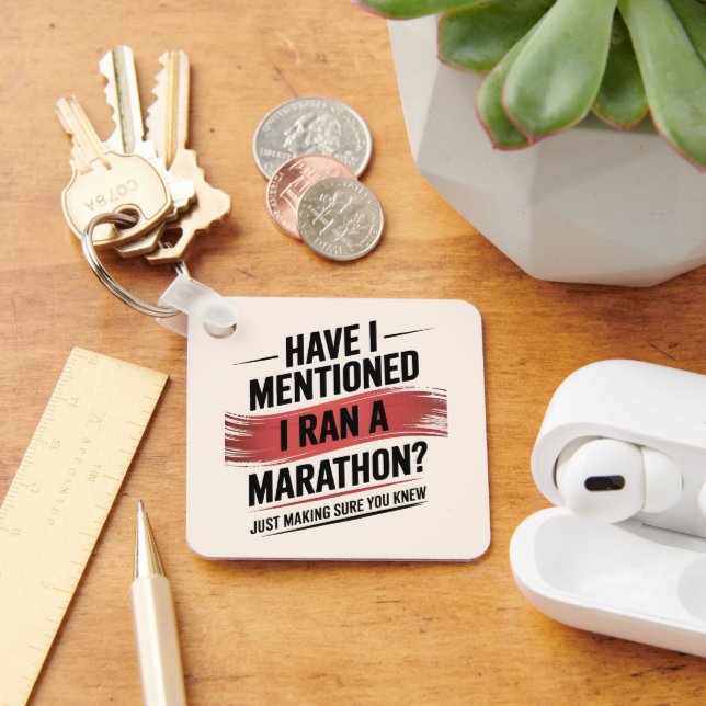 Llavero He mencionado que corrí una maratón (Escritorio )