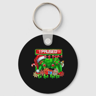 Llavero He Pausado Mi Juego Para Estar Aquí Navidades Vide
