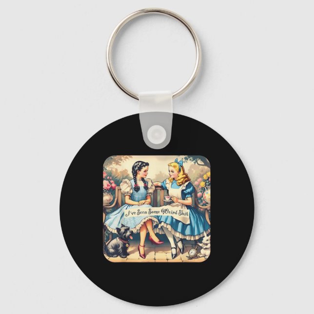 Llavero He Visto Algo Extraño (Anverso)