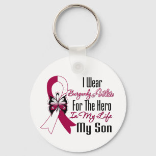 Llavero Head and Neck Cancer Hero My Son