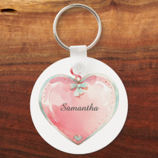 Llavero Heart key Chain, Any Name, Girl, Boy Kid