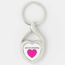heart keychain keepsake