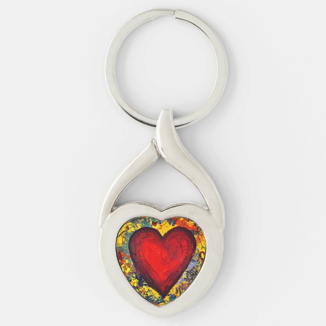 Llavero Heart Metal Keychain (Anverso)