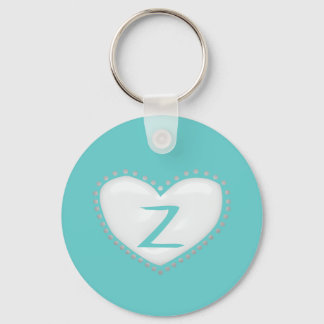Llavero Heart Monogram Keychain
