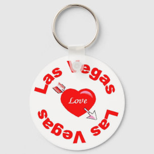 Llavero Heart of Las Vegas Keychain