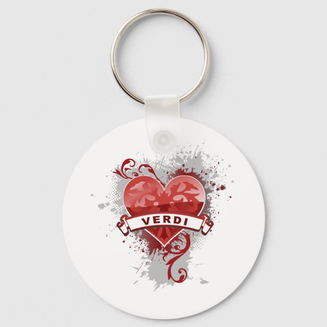 Llavero Heart Verdi (Anverso)