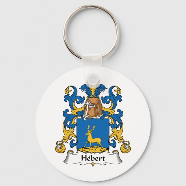 Llavero Hebert Family Crest (Anverso)