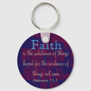 Llavero Hebreos 11:1 Keychain