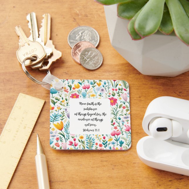 Llavero Hebrews 11:1 Keychain (Escritorio )