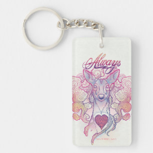 Llavero Hechizo de Harry Potter   "Siempre" Doe Patronus