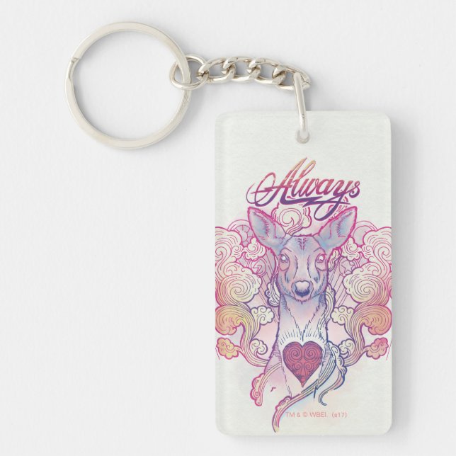 Llavero Hechizo de Harry Potter | "Siempre" Doe Patronus (Frente)