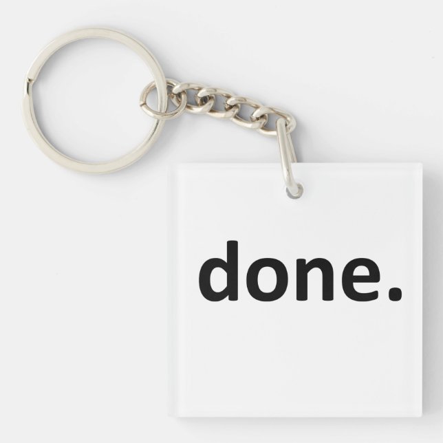 Llavero hecho. (Frente)