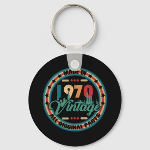 Llavero Hecho En 1970 Clásico 52º Cumpleaños Todo Original